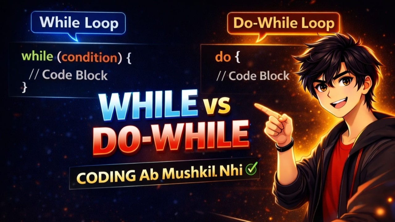 While vs Do While Loop in Java | Coding Ab Mushkil Nahi 💻🔥