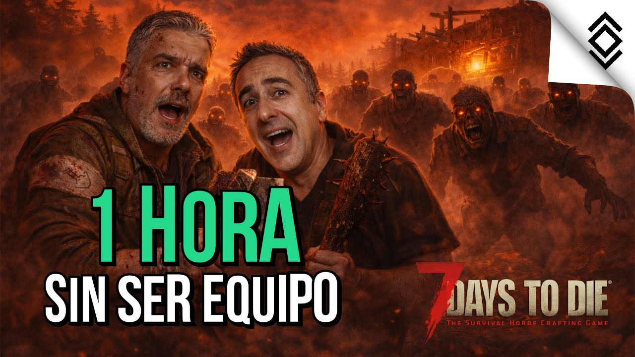 7 Days to Die: 1 HORA sin saber que NO ÉRAMOS EQUIPO
