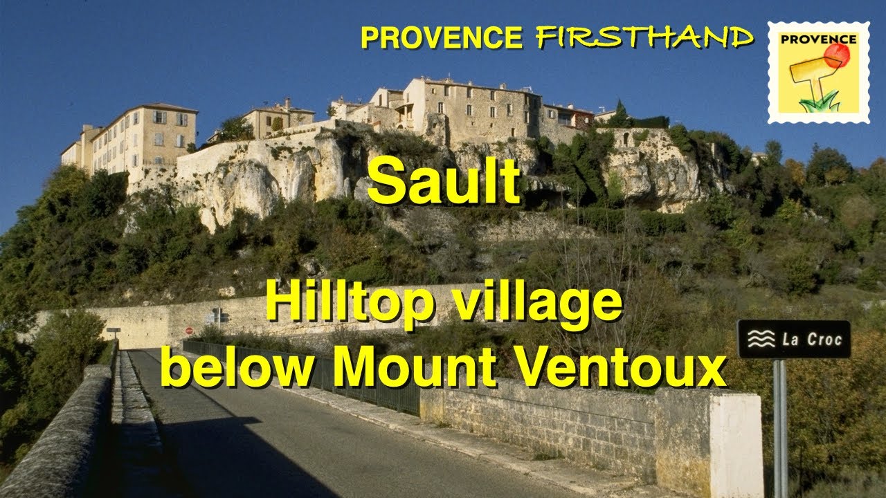 Sault,  hilltop village below Mount Ventoux
