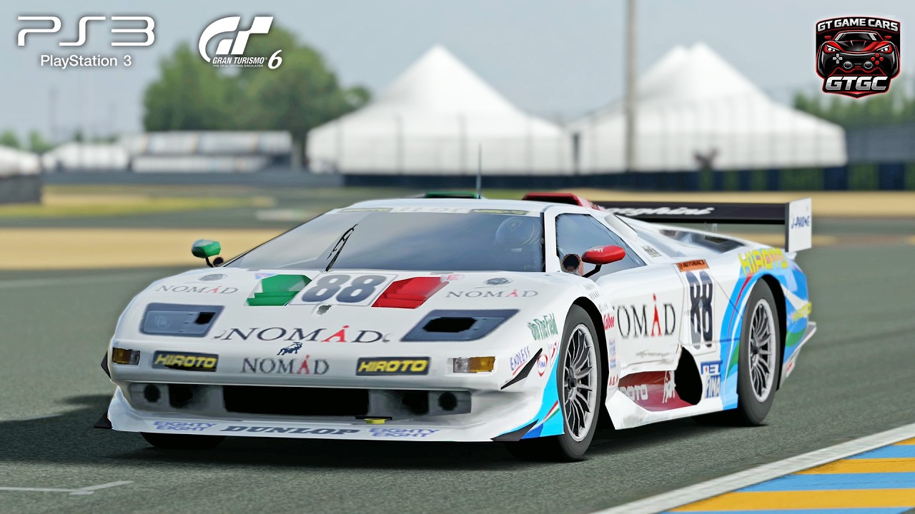 Gran Turismo 6 | Lamborghini NOMAD Diablo GT-1 2000 | Circuit de la Sarthe 2005 Race | GT6 | PS3