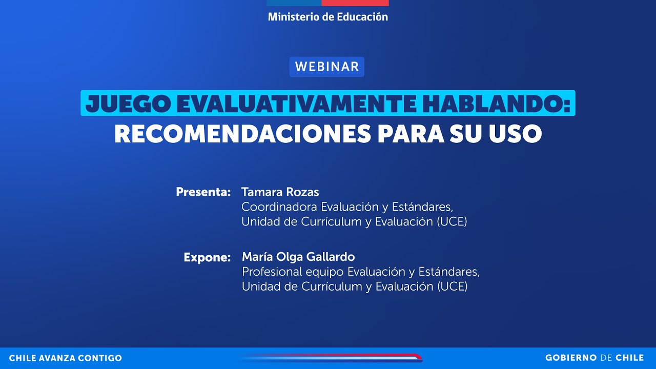 Juego Evaluativamente Hablando: Recomendaciones para su uso