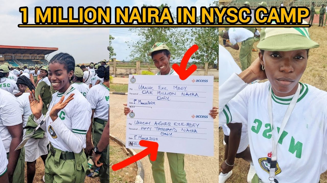 HOW I WON 1 MILLION NAIRA IN NYSC CAMP 2024 NYSC OGUN STATE SAGAMU CAMP #NYSC #nysccamp #NYSCOGUN
