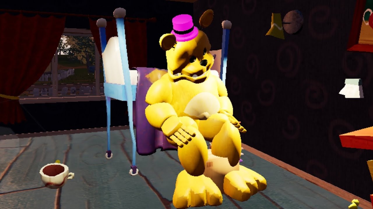 Hello neighbor но это Fredbear! (Это жесть..)