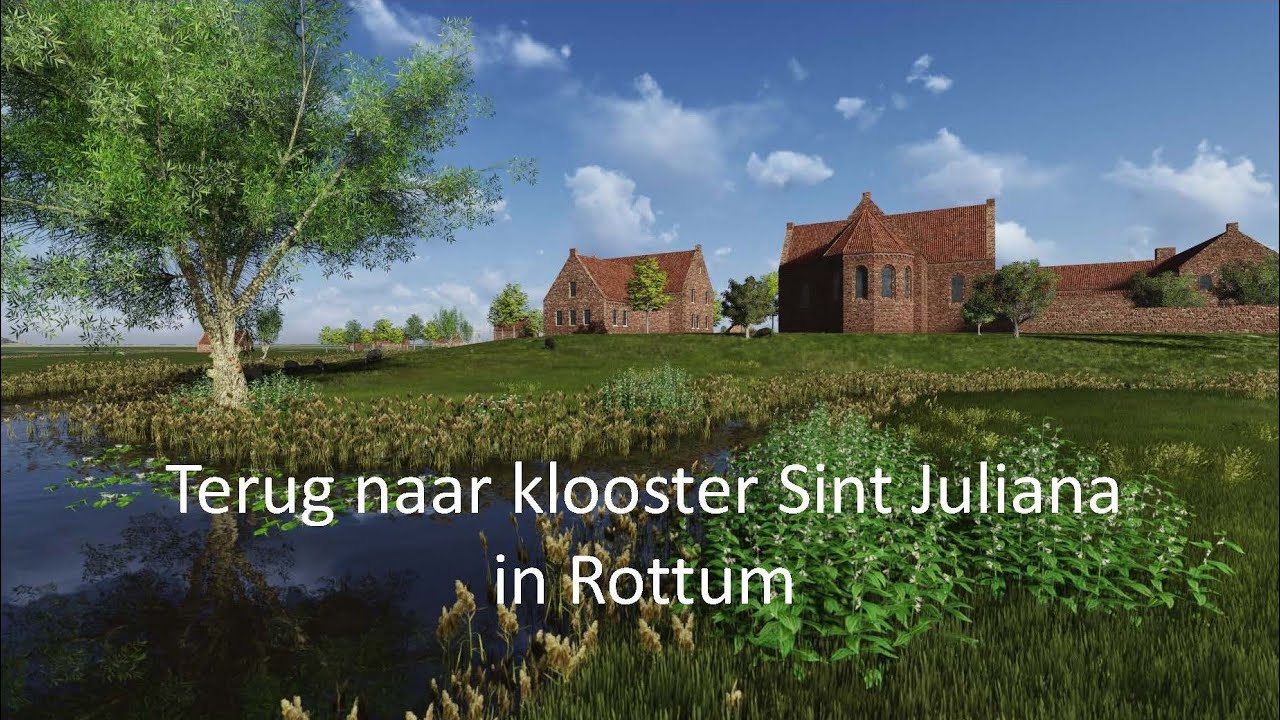 Terug naar klooster Sint Juliana in Rottum.   Een unieke reconstructie van een verdwenen klooster.