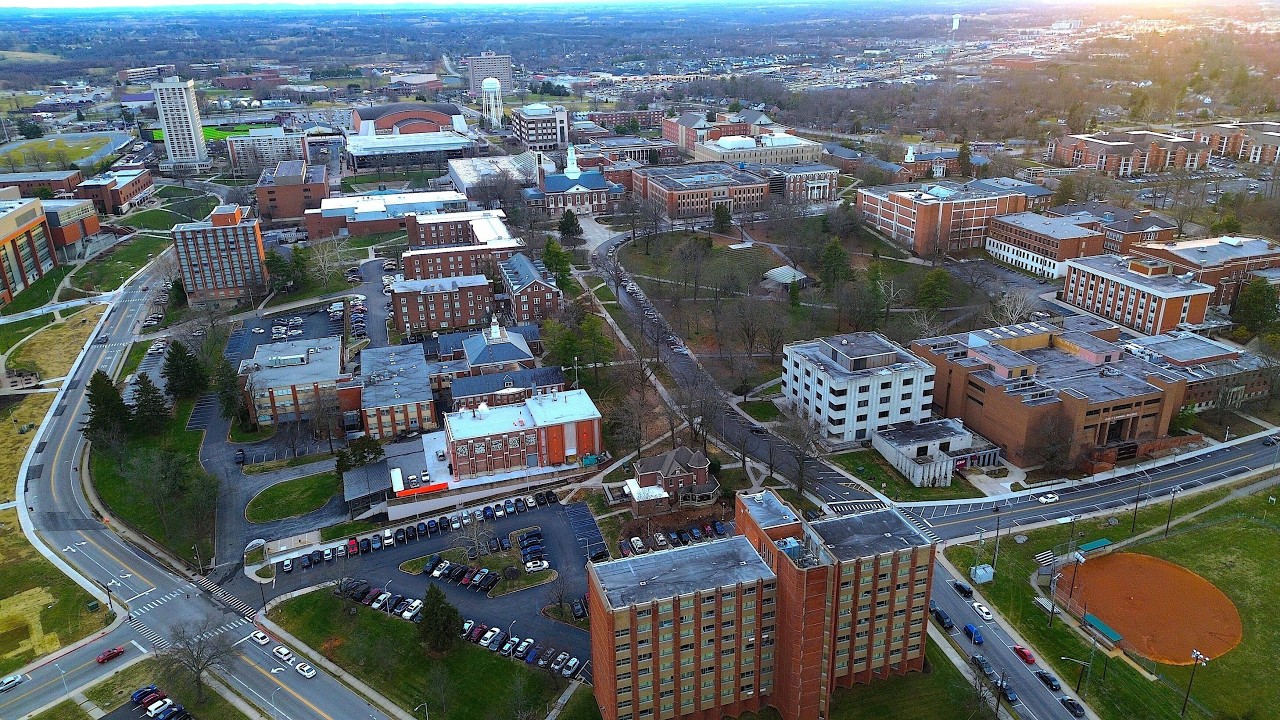 DJI mini 3 Drone shots of EKU