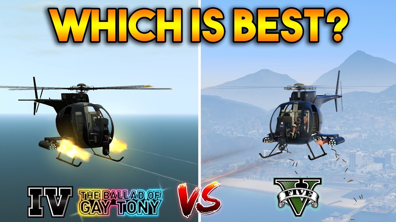 GTA 5 BUZZARD VS GTA 4 BUZZARD : WHICH IS BEST?
