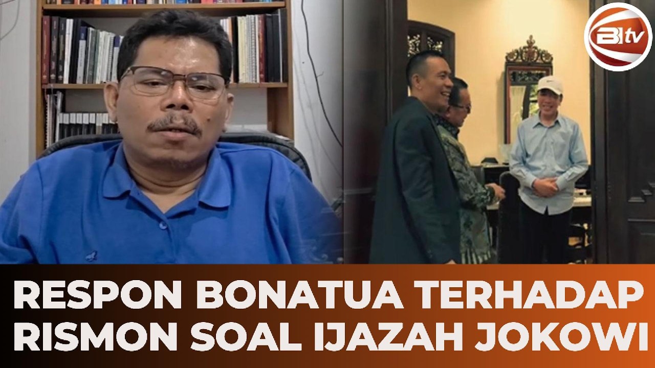 Bonatua Klarifikasi Pernyataan Rismon: Keaslian Ijazah Presiden Bukan Urusan Personal
