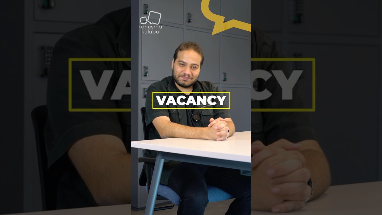 Vacancy - Nasıl telaffuz edilir? #ingilizce #ingilizcetelaffuz #ingilizcedersi
