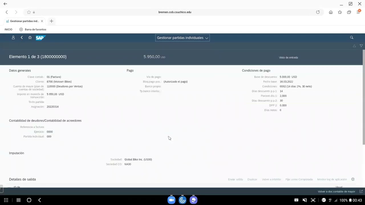 SAP Fiori - Pasos Iniciales con FI - 15 - Visualización de Saldos de Deudores