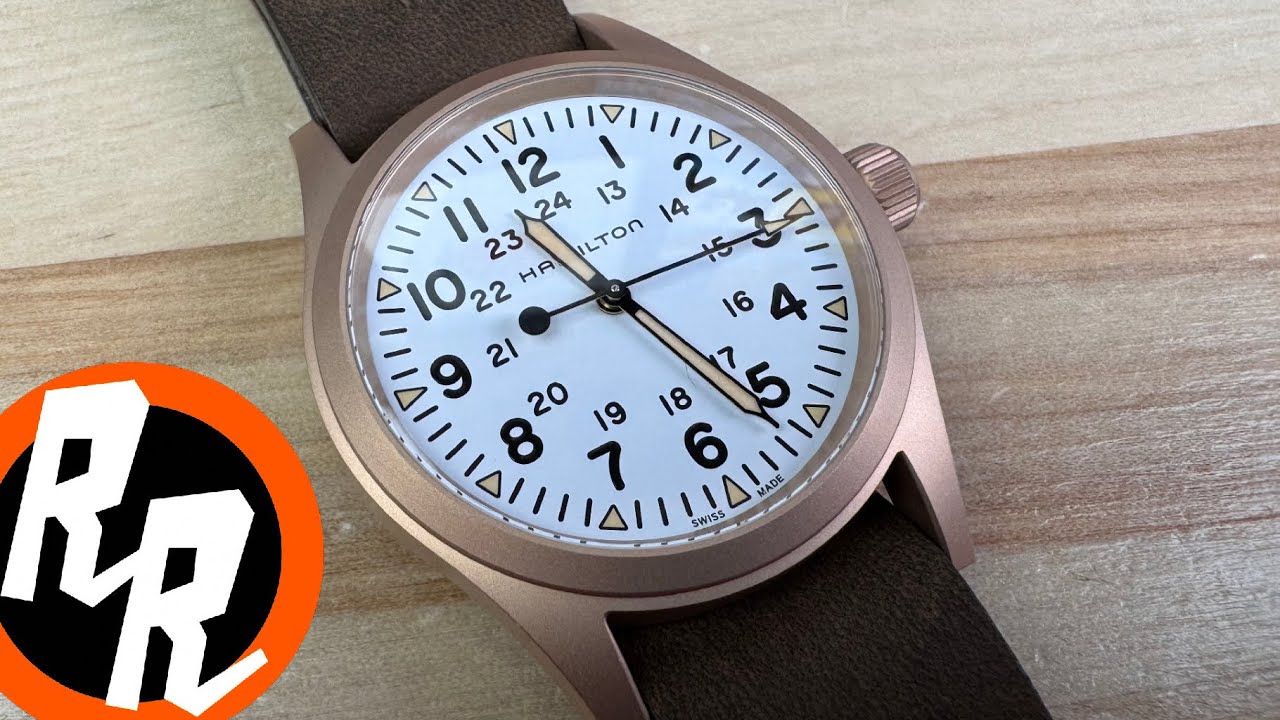 Hamilton Khaki 38mm Bronze White Dial (TriFecta Watches)