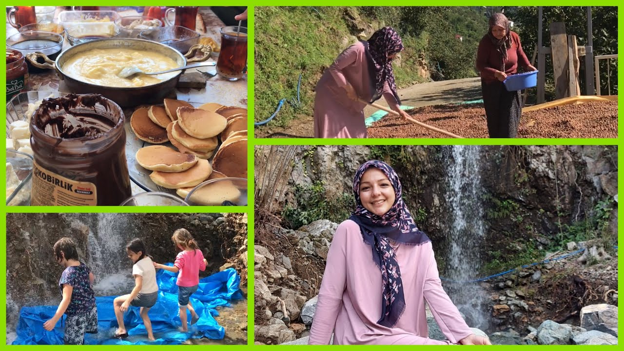 AFET BÖLGESİNDE YAŞAM 😳 ŞELALEYE GİTTİK 🧼 ÇOCUKLARA PASTA 🧁 ABLAMDAN HİKAYELER 💕