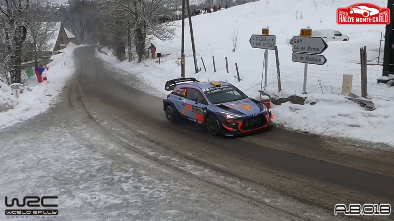 Rally di Montecarlo 2018 ES 10 - 12 passaggio - ANCELLE-