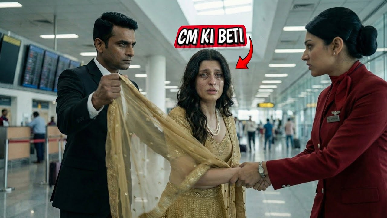 Security officer Ne CM ki beti ki zabardasti checking ki | अफ़सर ने cm की बेटी की जबरदस्ती चेकिंग की