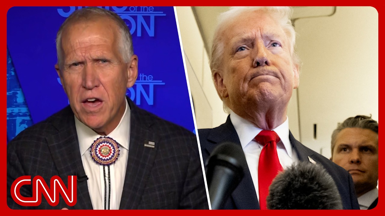 GOP senator unfiltered: Tillis picks apart Trump admin on Iran & more