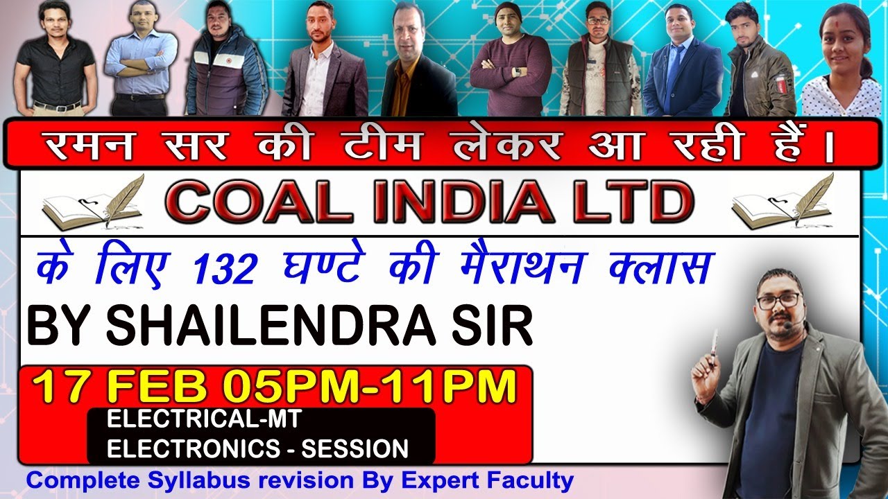 PART-3: 132 HOURS MARATHON CLASS FOR CIL(ELECTRONICS)BY SHAILENDRA SIR