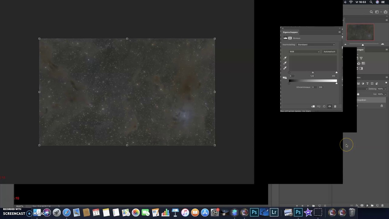 Processing the Iris Nebula with Photoshop