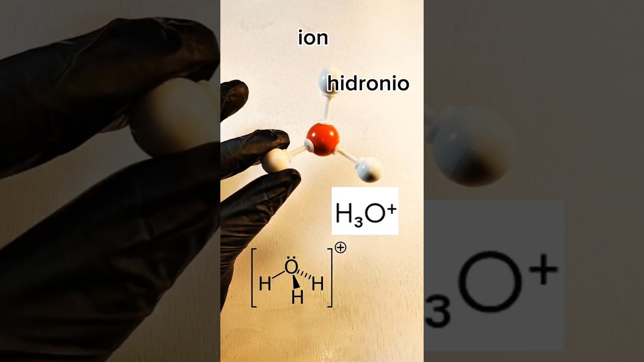FORMACI&Oacute;N DEL ION HIDRONIO #quimica #ciencia #experimento #ionhidronio #cineticamolecular #science