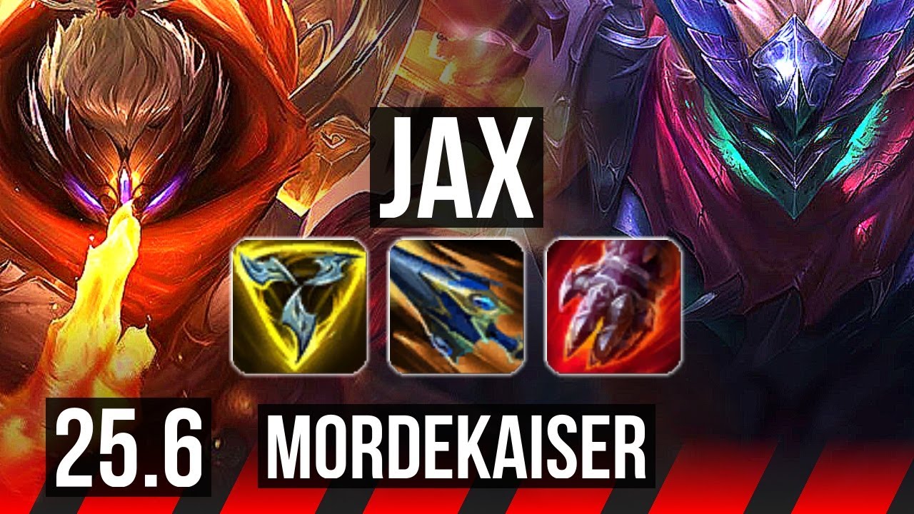 JAX vs MORDEKAISER (TOP) | 6/0/4, Dominating | KR Master | 25.6