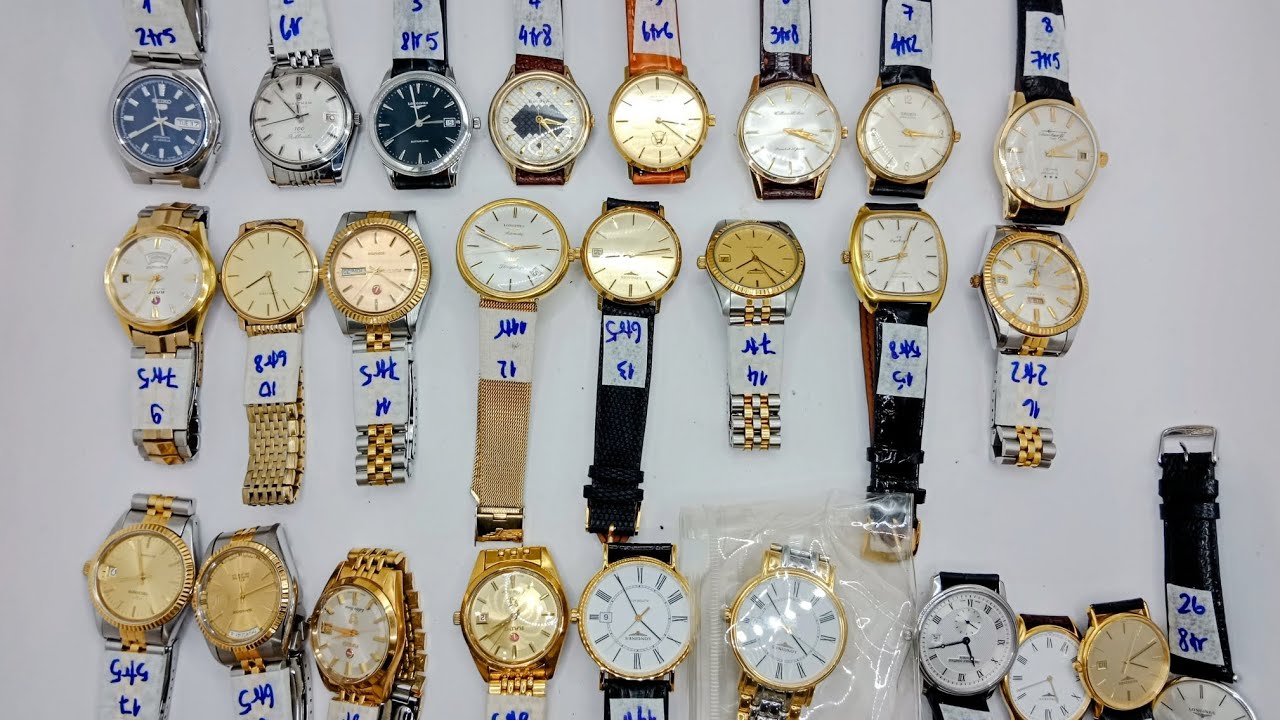 Phiên 06/02| PHIÊN ĐẶC BIỆT Đồng Hồ ngày 06/2- Đồng Hồ Cơ Cổ Nhật,Thuỵ Sỹ Nam Đẹp Zin Giá Tốt