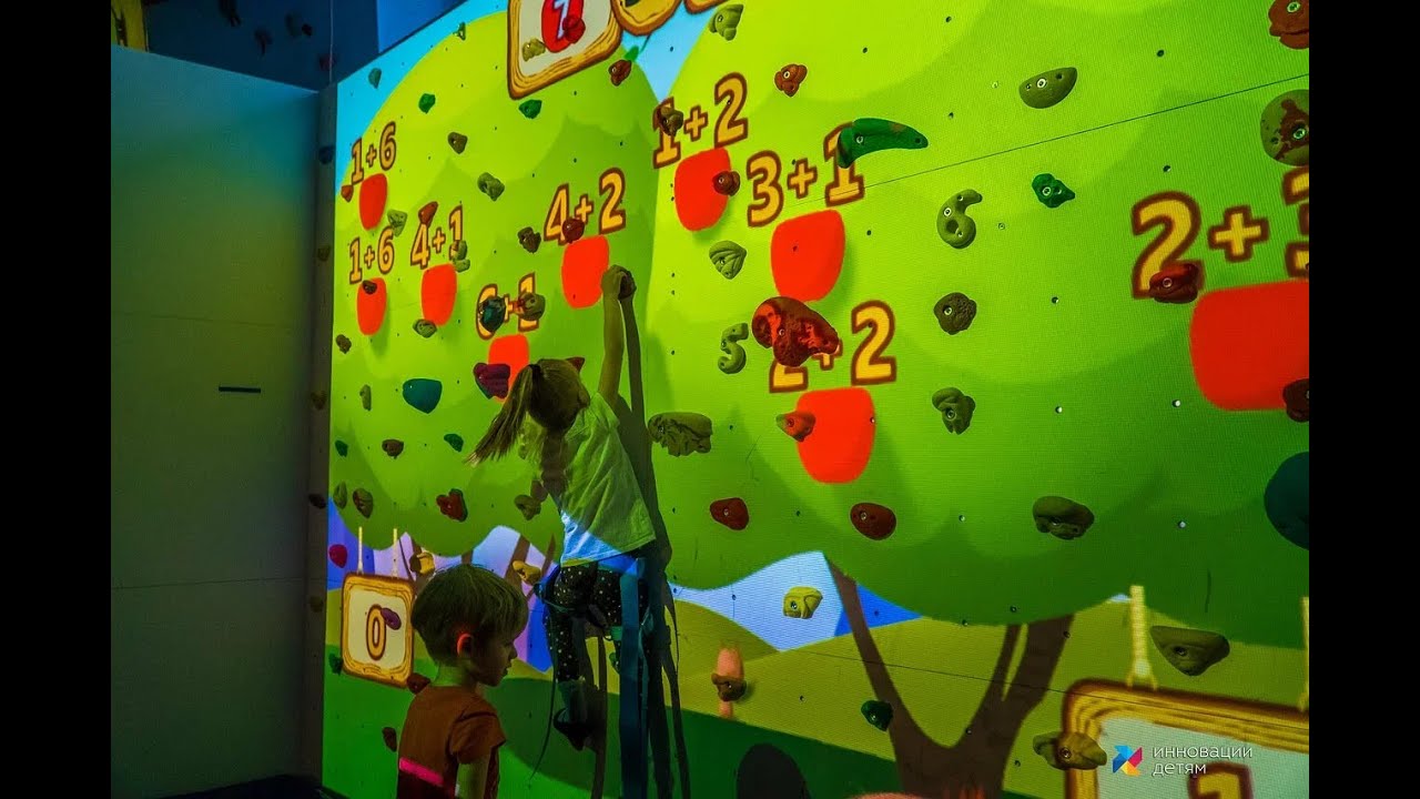 Parete arrampicata interattiva