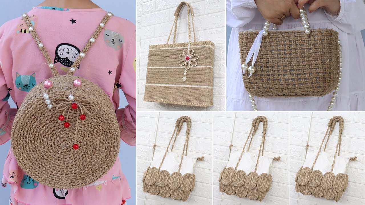 Amazing Reuse ideas Waste material into Fashion Bag | Jute craft ideas