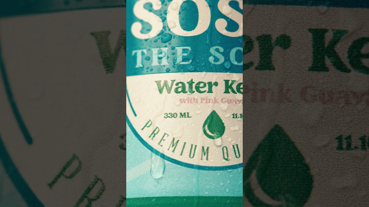 Water Kefir with Pink Guava - Sosa The Soda 