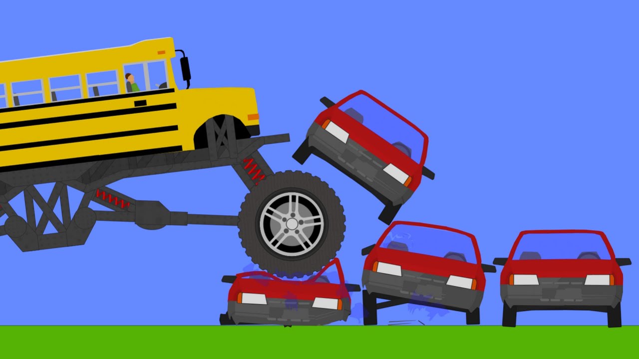 Extreme Car Destruction - Phun Algodoo Moments
