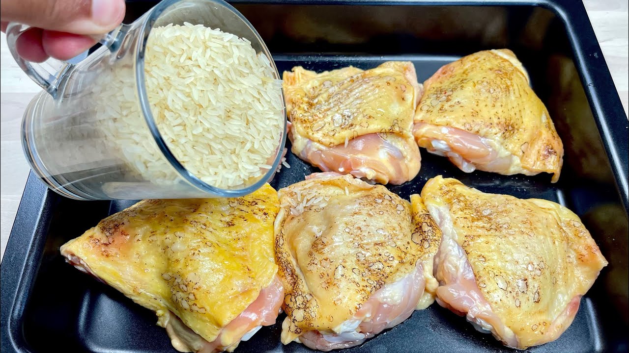 Приготовьте таким образом курицу и рис, и результат будет восхитительным и вкусным! # 117