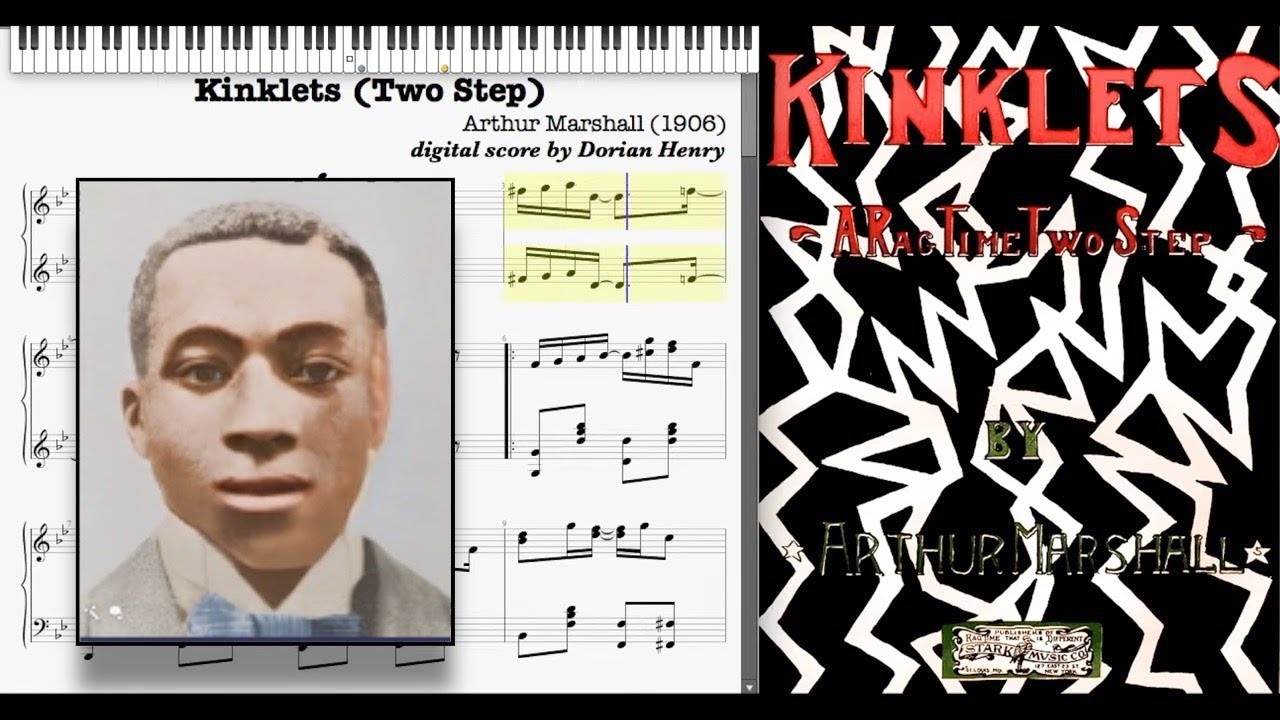 Kinklets by Arthur Marshall (1906, Ragtime piano)