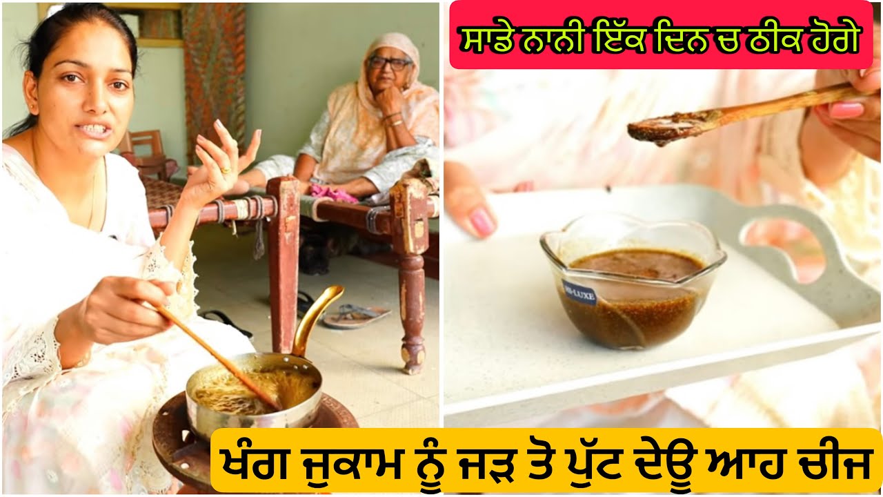 ਖੰਘ ਜੁਕਾਮ ਦਾ ਘਰੇਲੂ ਇਲਾਜ cough cold home remedy @TheJaishvikvLoge #vlog #chajjdavichar #videoblog