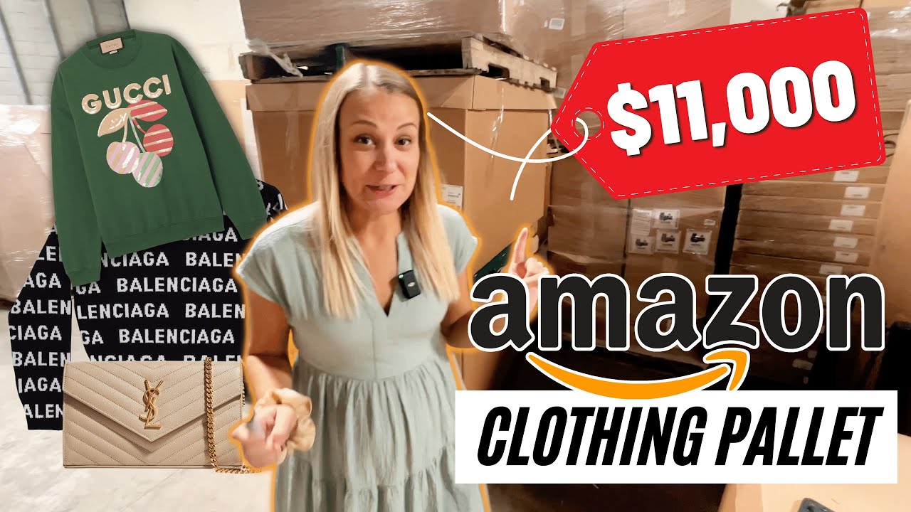 We Spent $450 on a HUGE Pallet of Amazon Clothing - Unboxing $11,000 in MYSTERY Items!