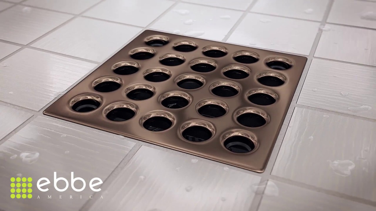 ~ HOW TO : Install an Ebbe Square shower drain ~