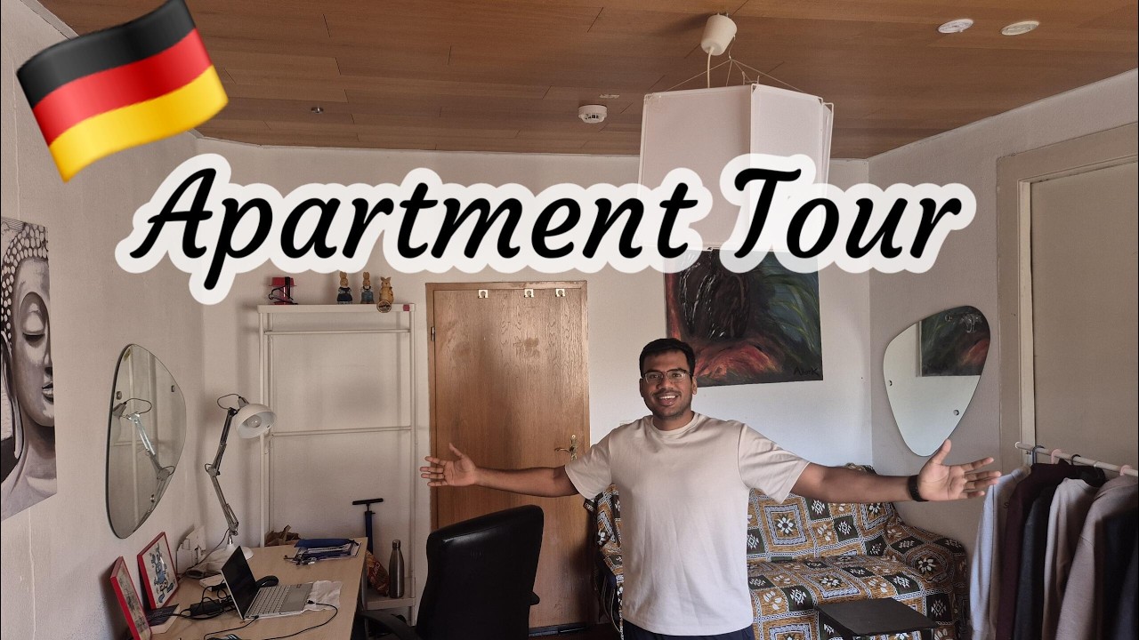 What €330 Gets You in Germany 🇩🇪 | Student Apartment Tour in Worms