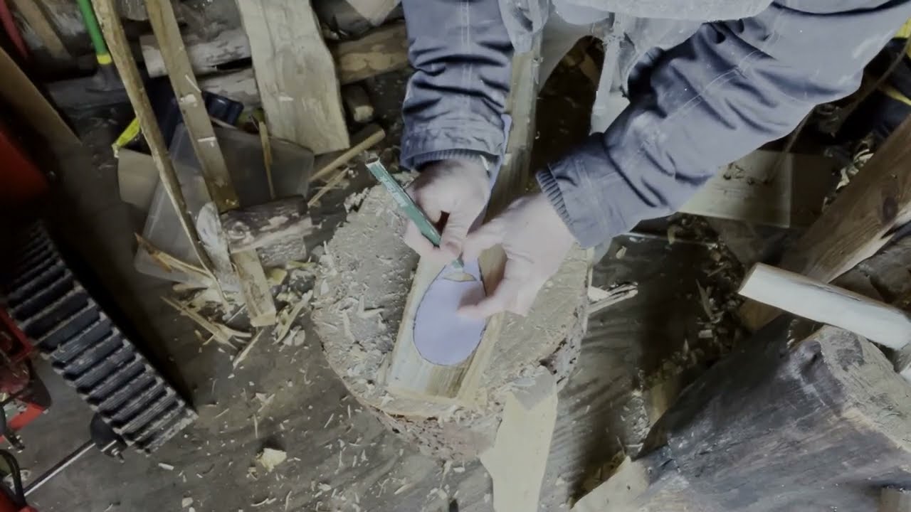 Greenwood Cooking Spoon Roughing Out- Log to blank