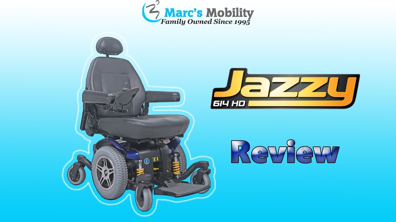 Jazzy 614 HD Mid Wheel Powerchair in Blue - Review # 8684