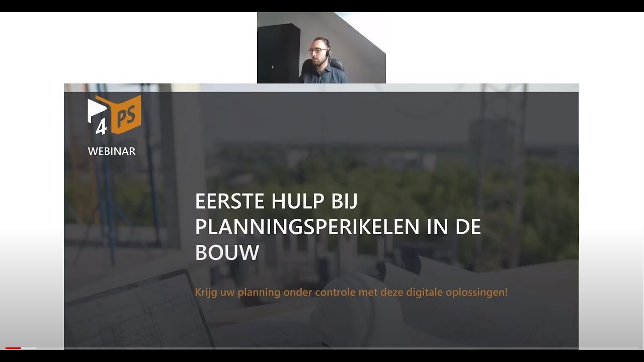 Webinar: Eerste hulp bij planningsperikelen in de bouw