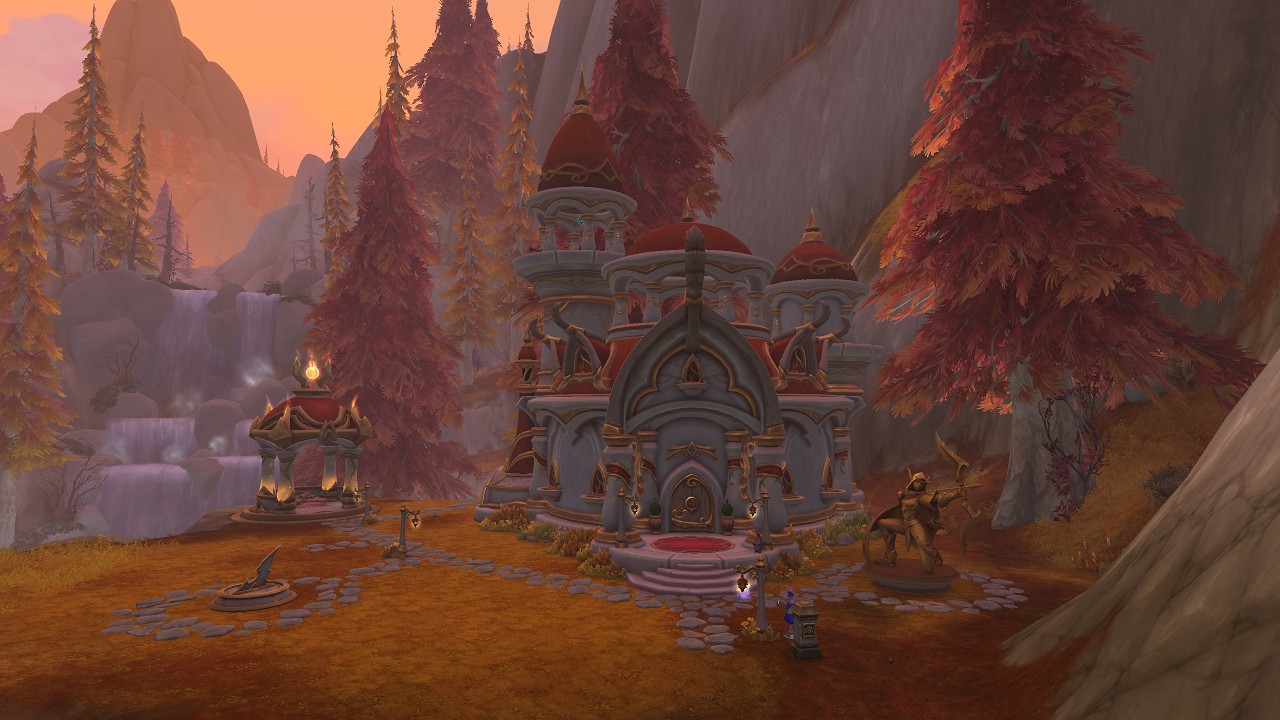 Blood Elf home (April 26) - Exterior