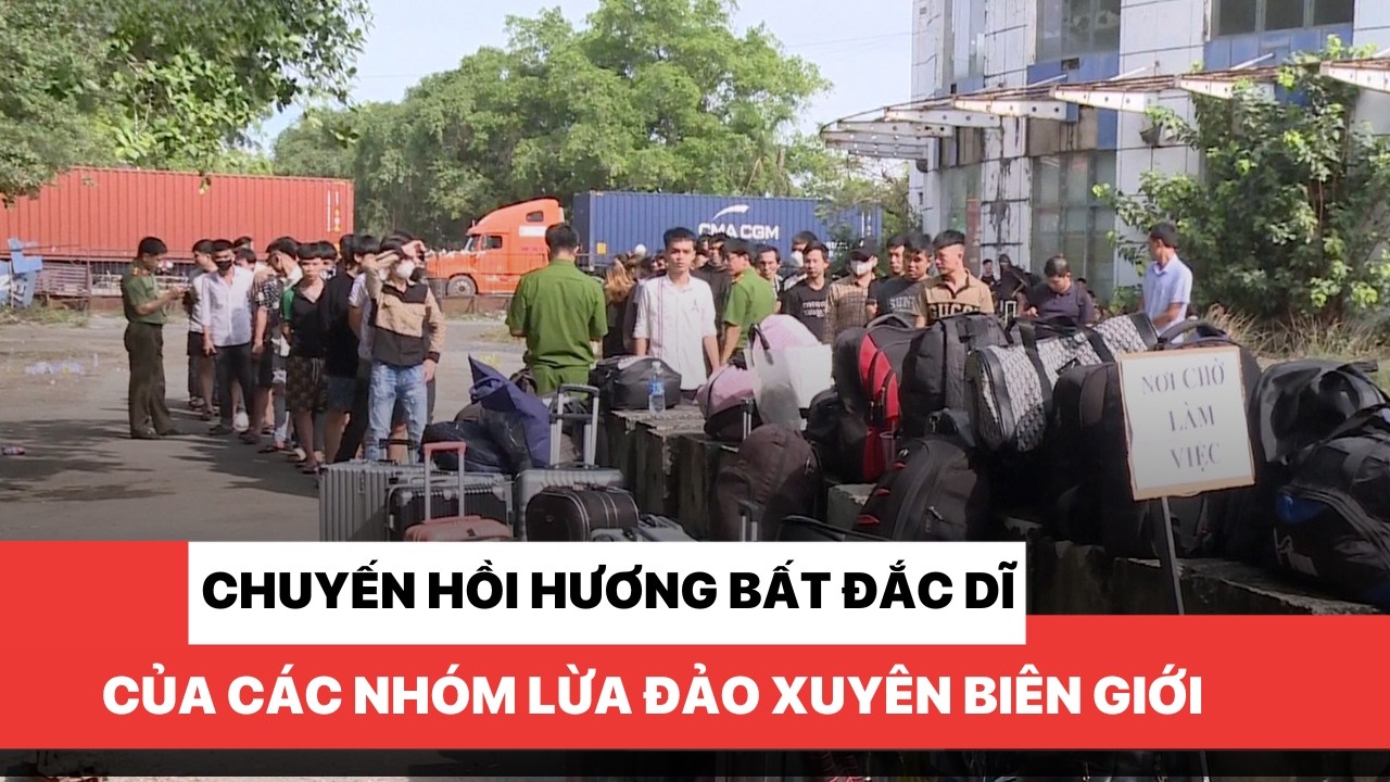 Chuyến hồi hương bất đắc dĩ của các nhóm lừa đảo xuyên biên giới