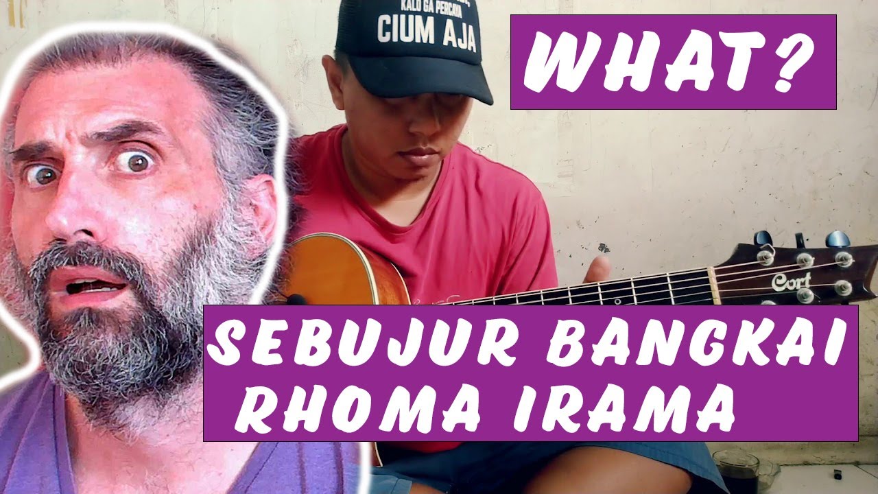 Sebujur Bangkai - Rhoma Irama (Alip ba ta COVER gitar) reaction review