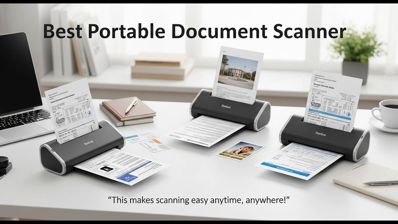TOP 5 Best Portable Document Scanner 2026 | Portable Document Scanners That Make Life Easy
