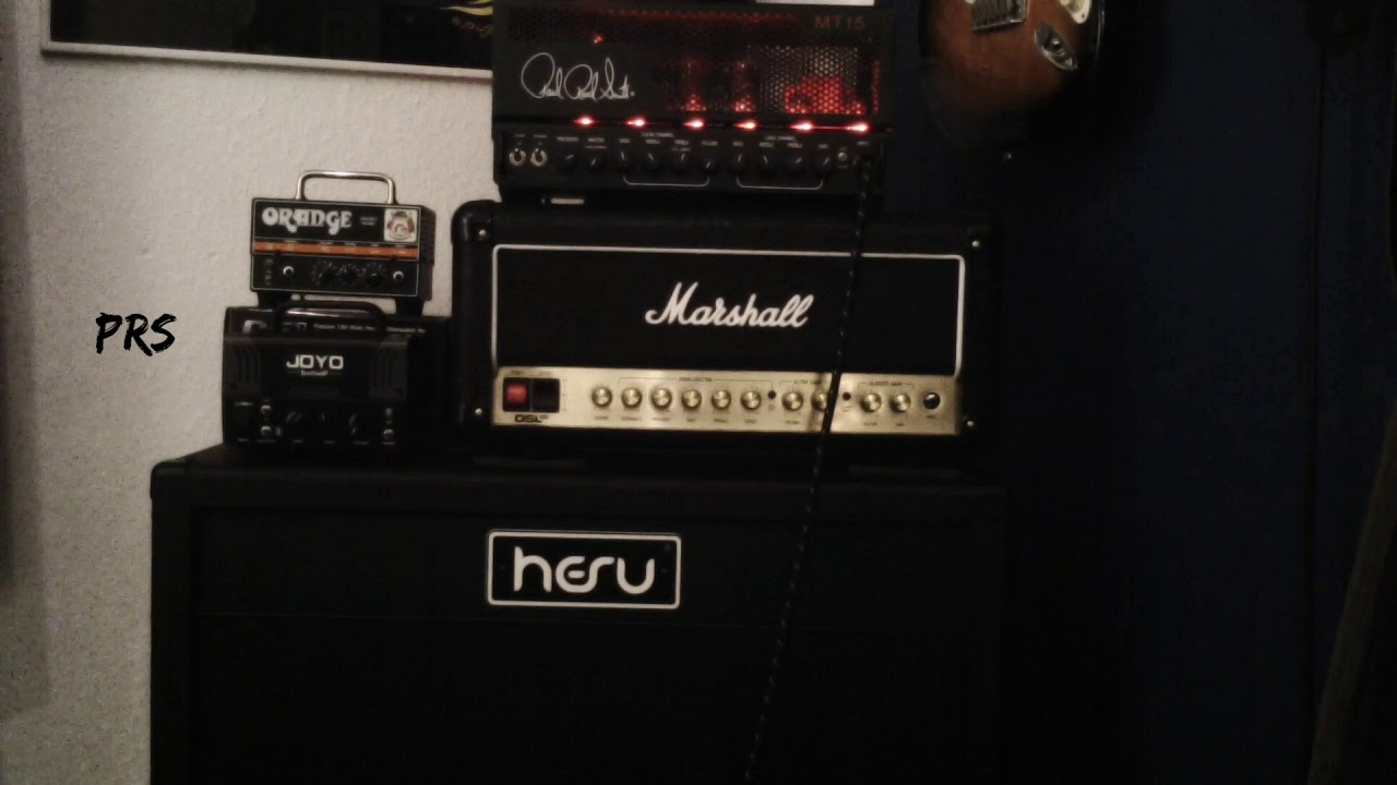 Joyo Zombie VS Orange Micro Dark VS Marshall DSL20HR VS Prs MT15 Metal/Seymour Duncan Blackouts/Hesu