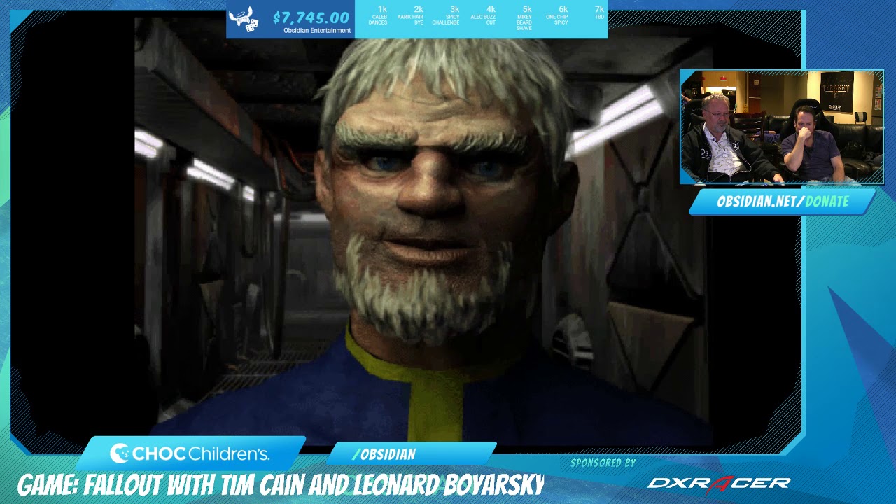 Fallout with Tim Cain and Leonard Boyarsky (Obsidian's Livestream)