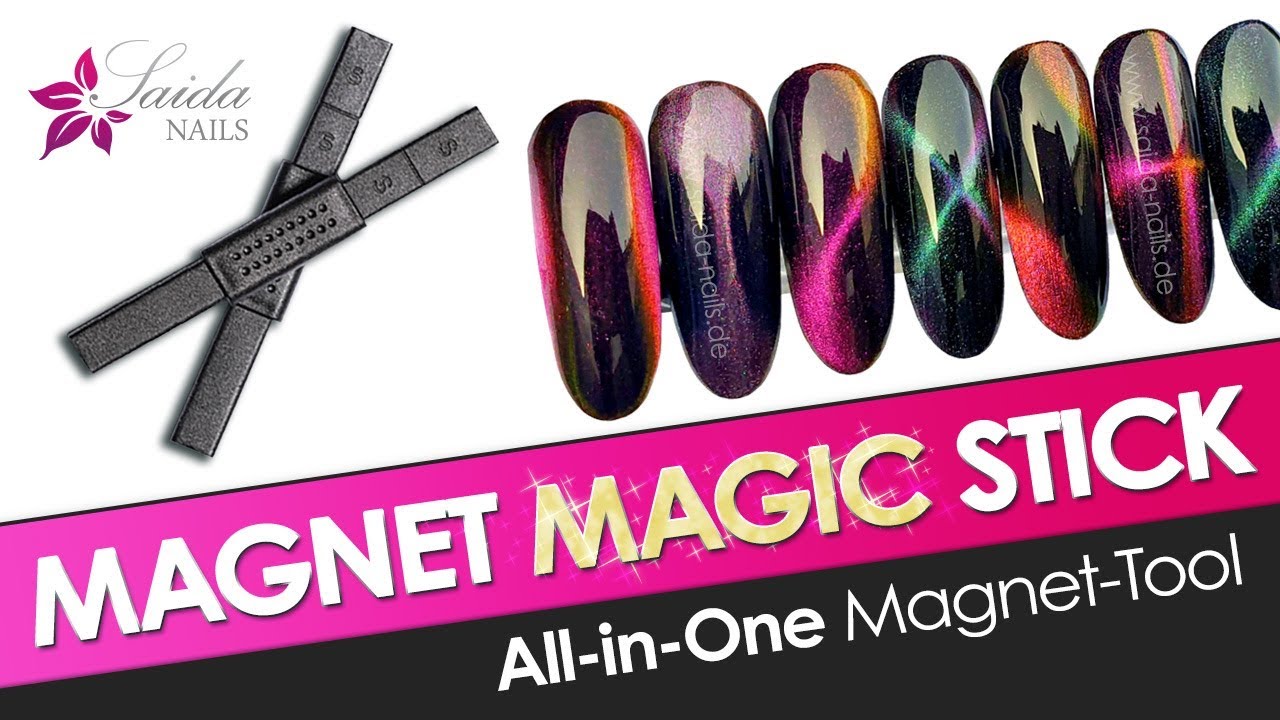 Schnelle Cat-Eye-Gel-Designs mit MAGNET MAGIC STICK (Saida Nails Nailart)