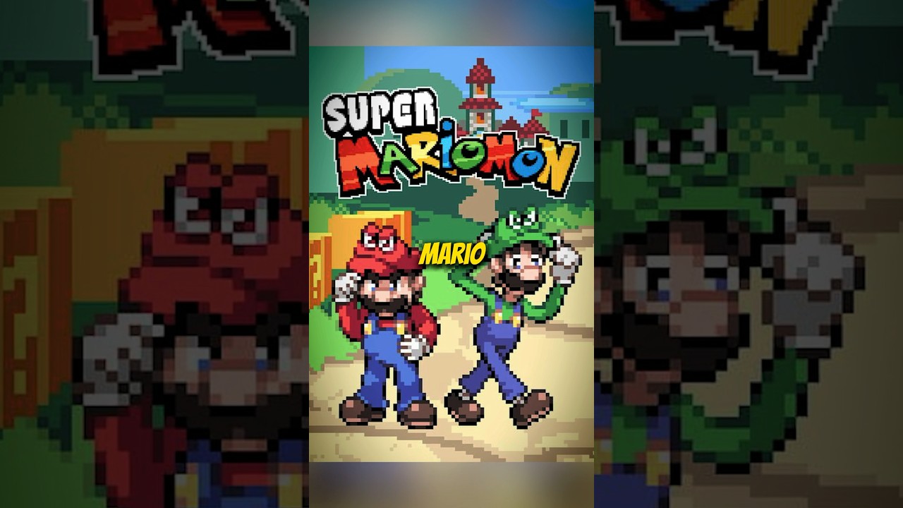 Pok&eacute;mon and Mario COMBINED?! #videogames #supermario #mariomon #nintendo #romhacks