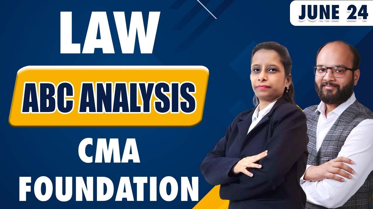 CMA Foundation Law ABC Analysis | CMA Foundation Law Paper Weightage June 2024 | ICMAI Exams 2024