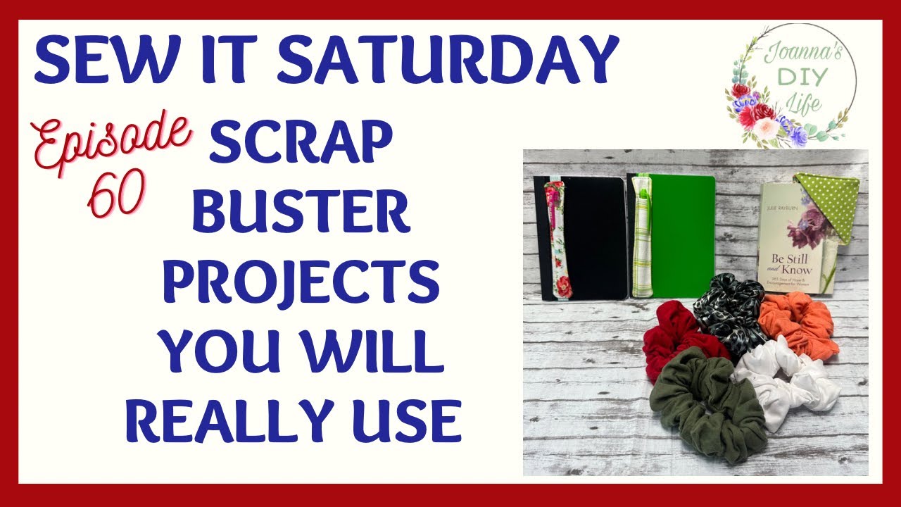 3 SCRAP BUSTER PROJECTS & THESE SCRUNCHIES ARE THE BEST!