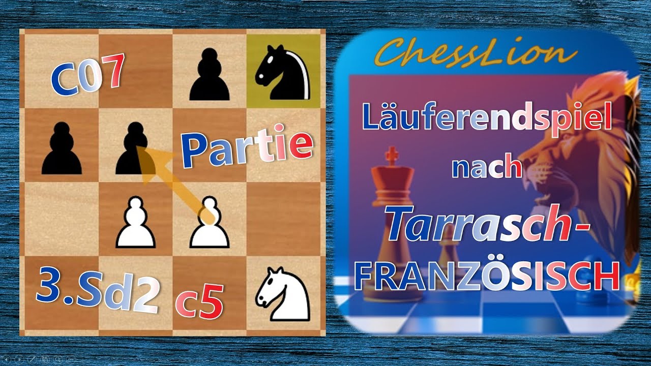 Partieanalyse: FRANZÖSISCH Tarrasch-Variante gegen 3...c5 @Regionalliga