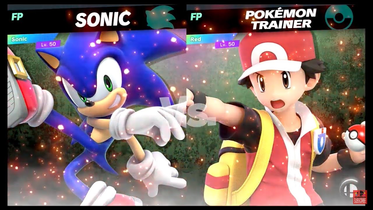 Super Smash Bros Ultimate Amiibo Fights – 3pm Poll Sonic vs Red