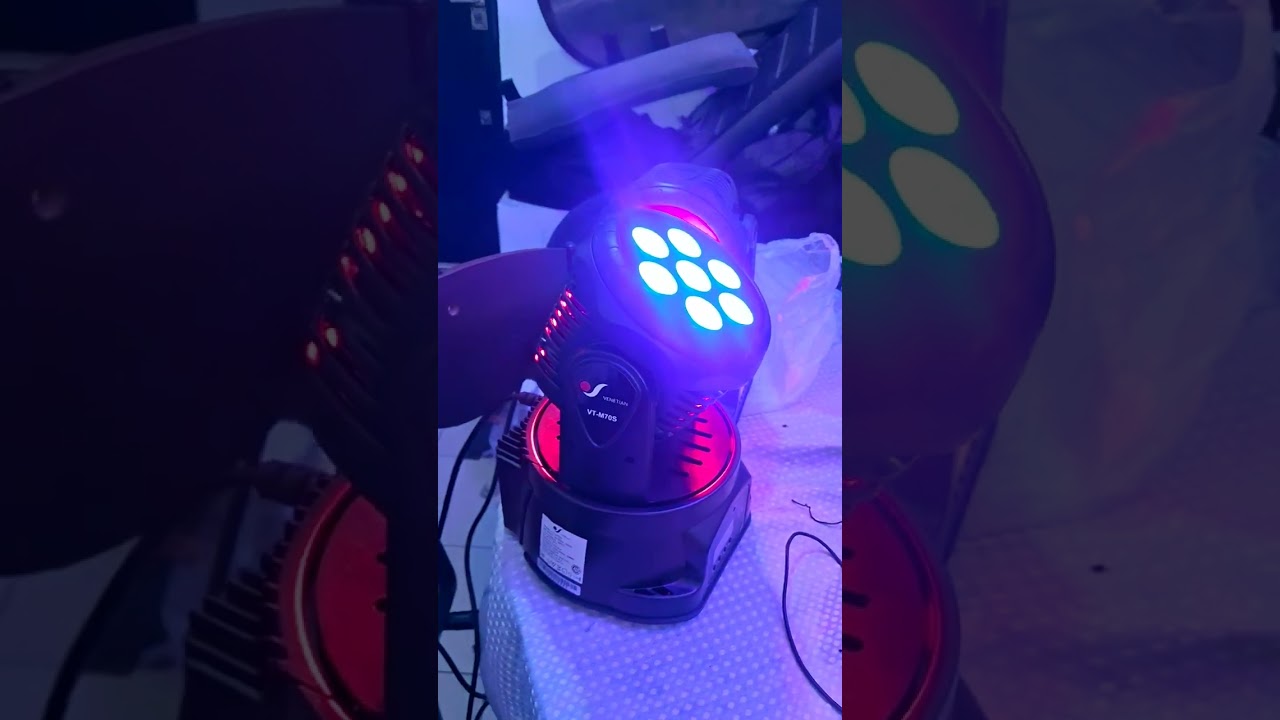 #Unboxing de 2 cabezales moviles led Venetian vt-m70s 