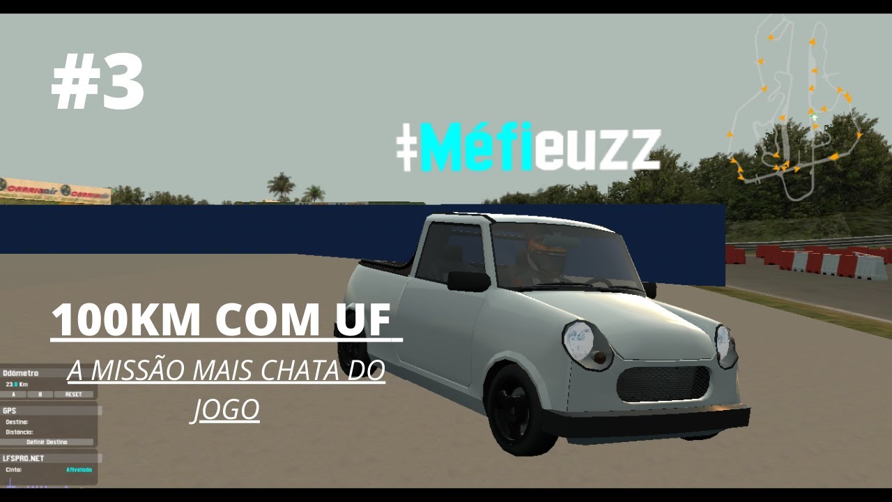 100KM DE UF!!! a missão mais chata do jogo #3 | LFS PRO CRUISE |